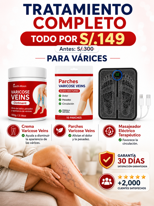pack completo varices y pesadez