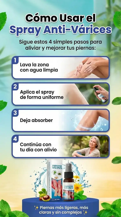 Spray Anti-Várices 100% Natural